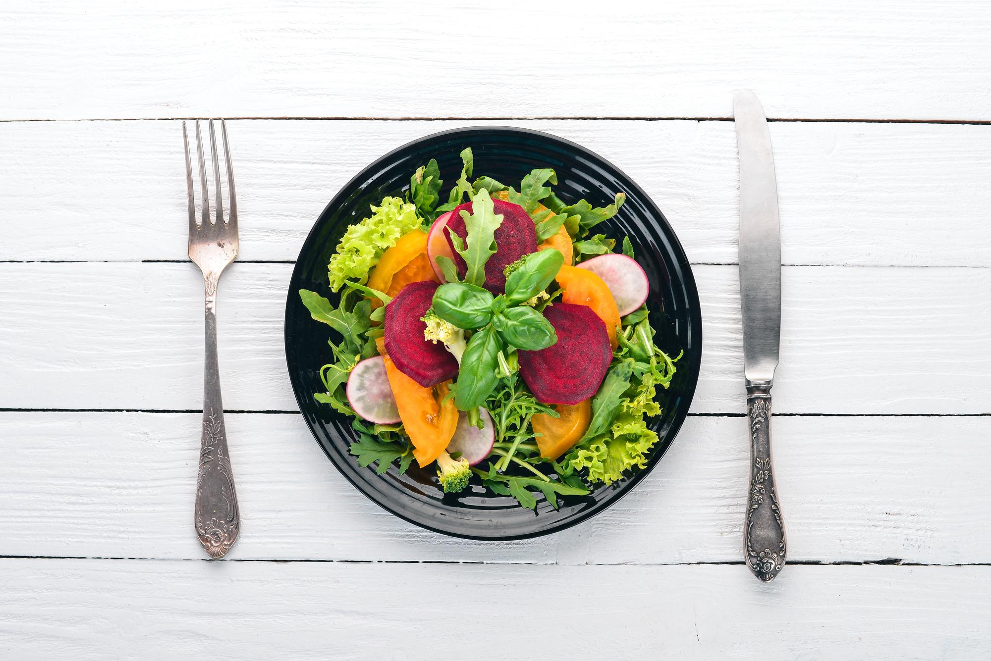 Set menu with seasonal vegetables